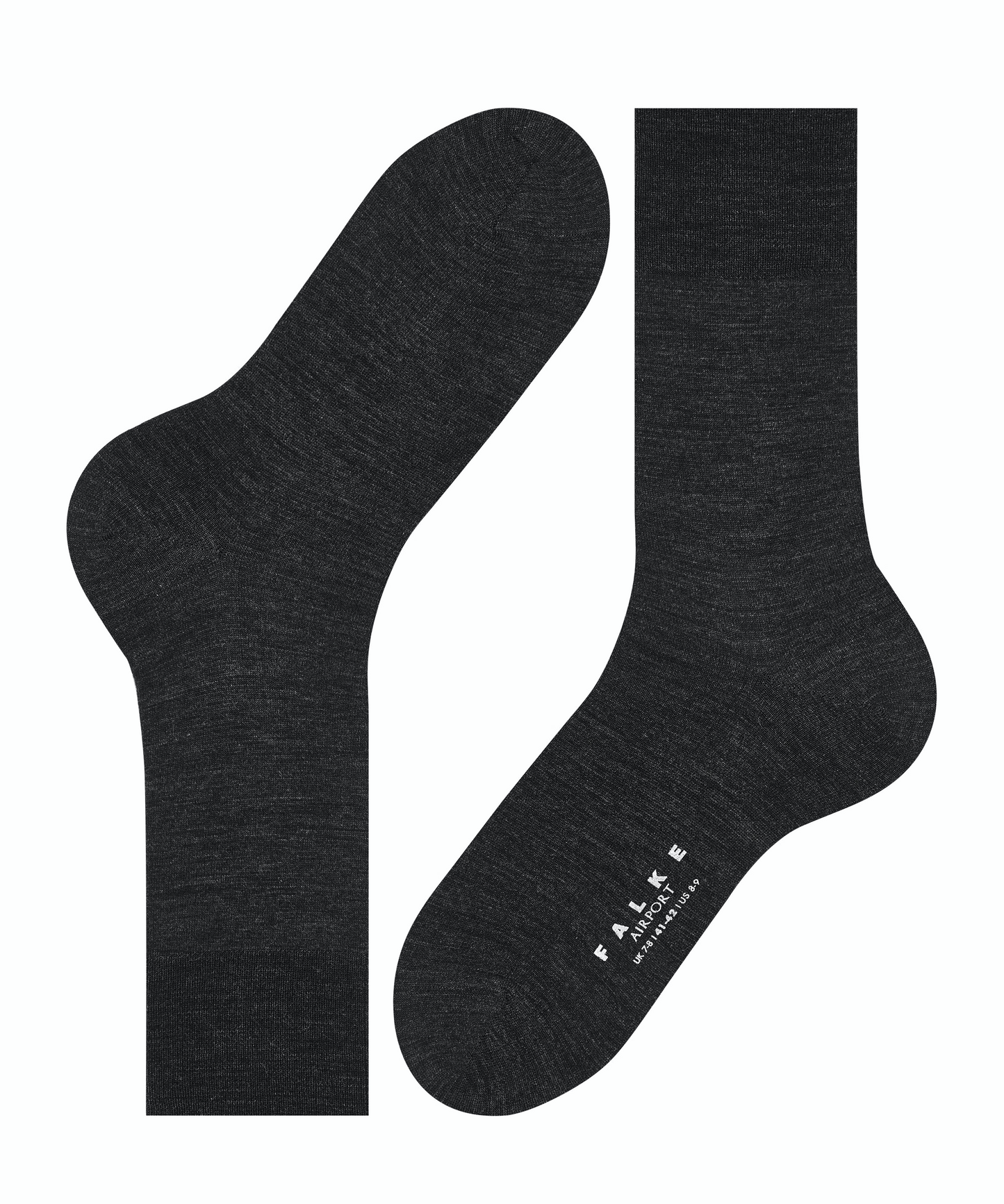 Falke Airport Antracite Melange Socks