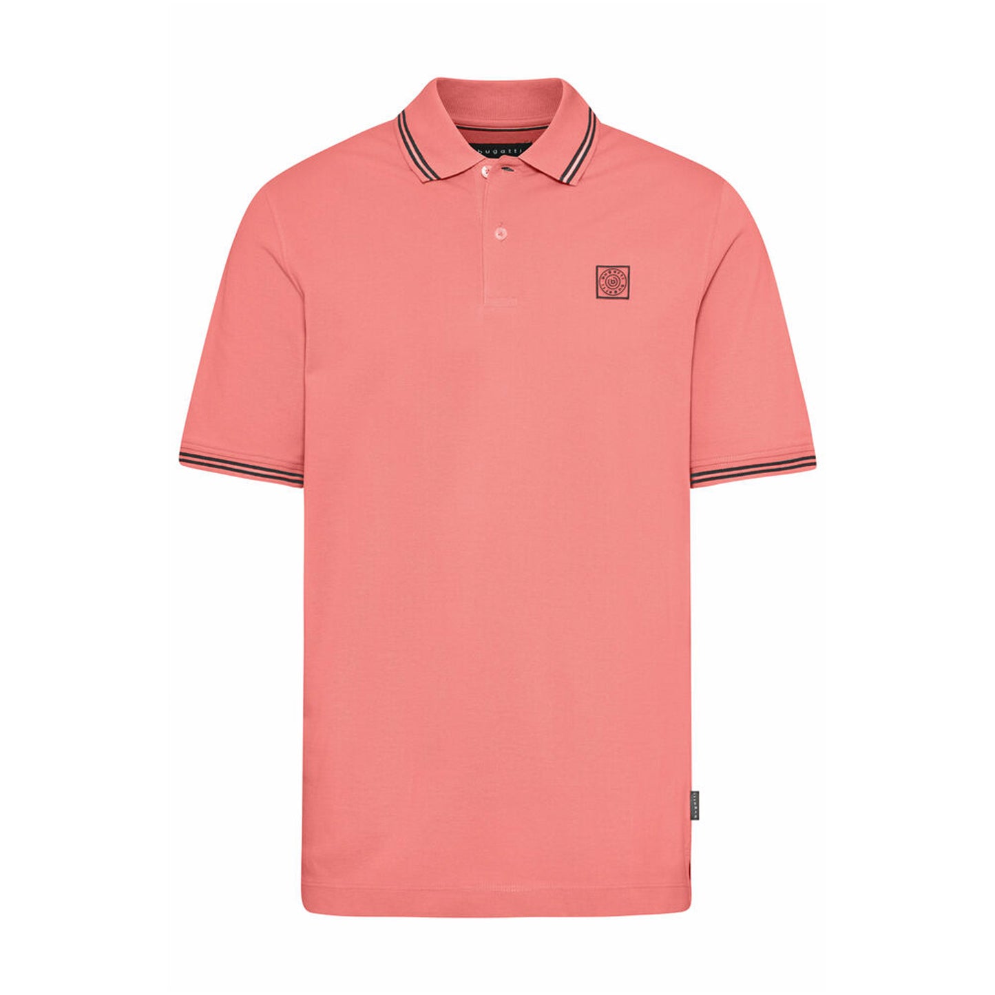 Bugatti Men's Pink Polo Premium Cotton Polo Shirt