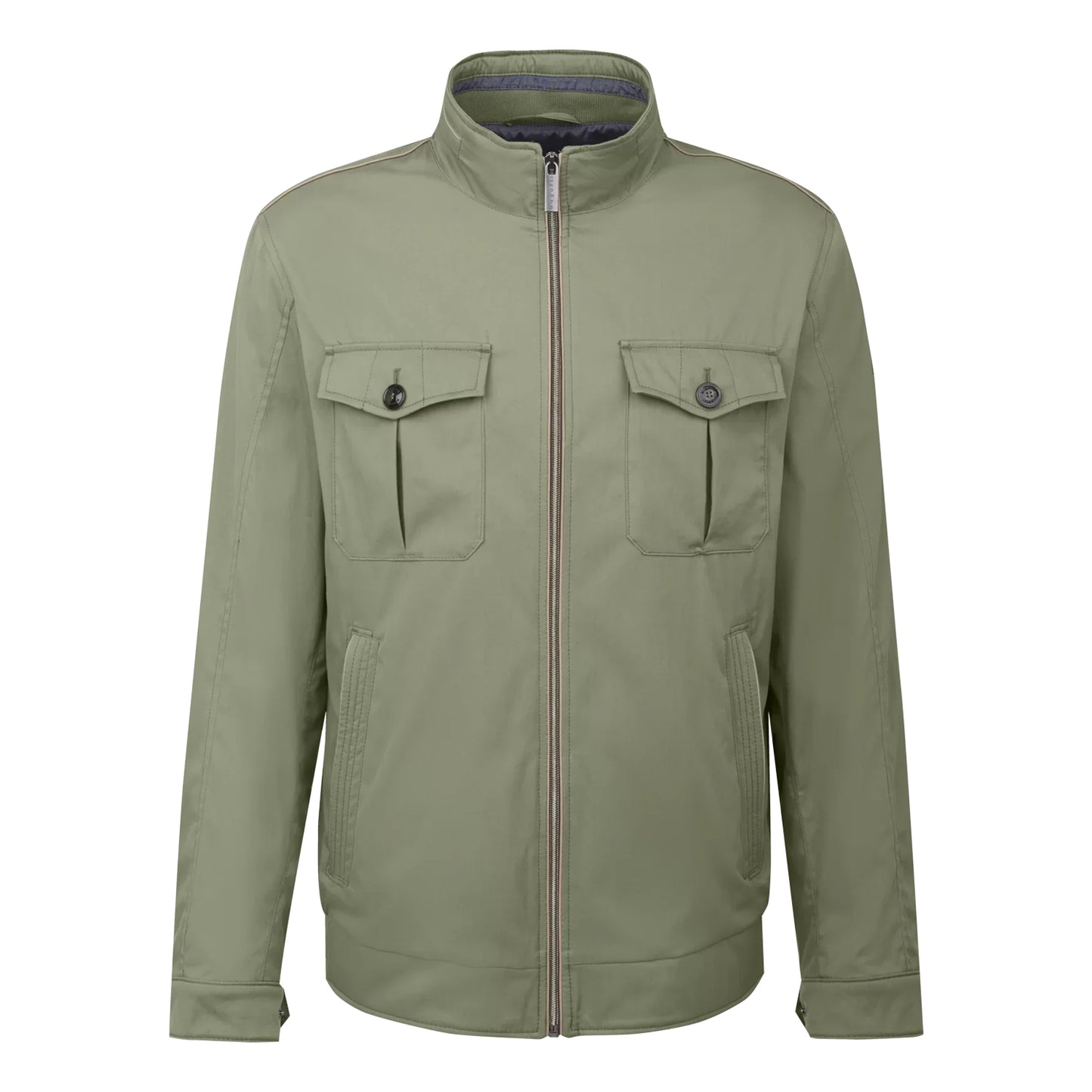 Bugatti Men's Blouson Bomber Jacket - Olive Green