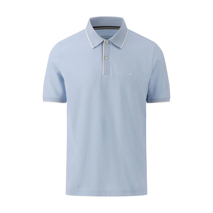 Fynch-Hatton Men's Premium Polo Shirt - Sky Blue 