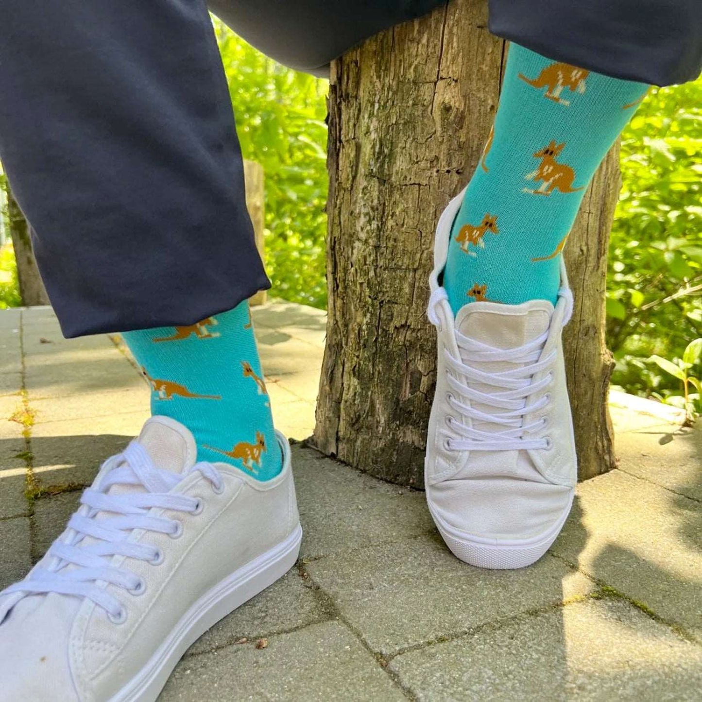 Swole Panda Kangaroo Bamboo Socks