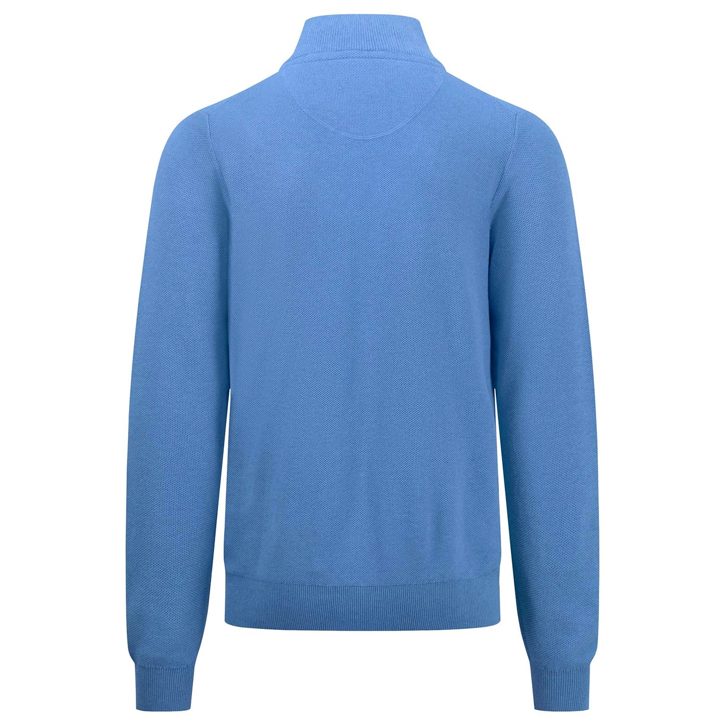Fynch-Hatton Men's Cotton Full Zip Cardigan Crystal Blue