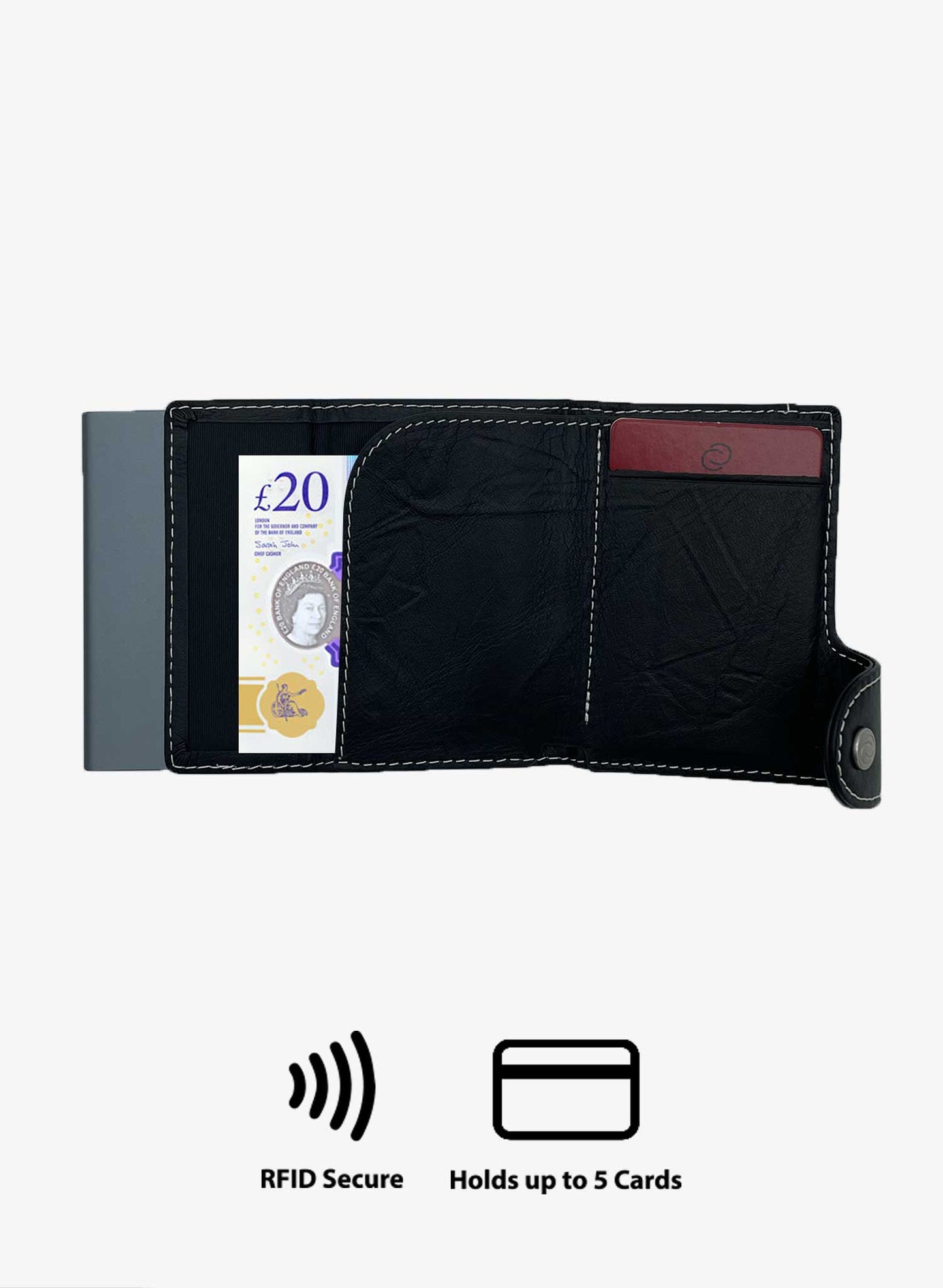 C-Secure Men's Leather Wallet with RFID protection