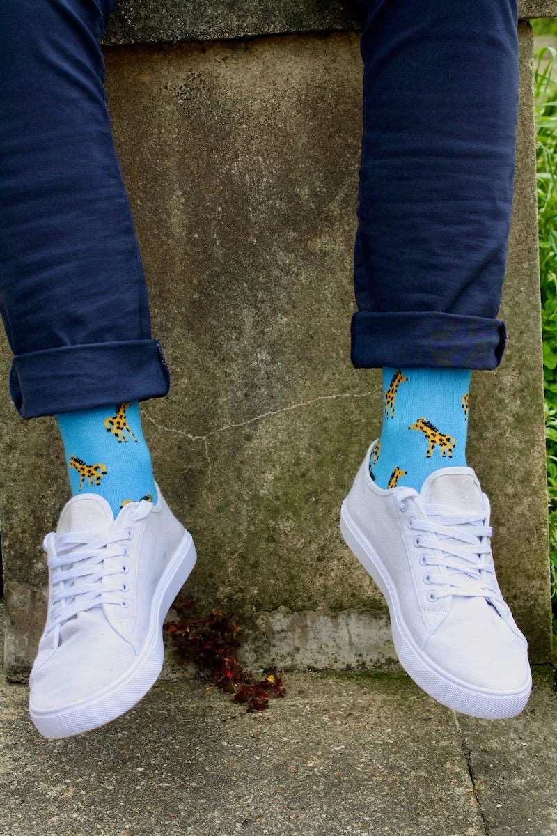 Swole Panda Giraffe Bamboo Socks
