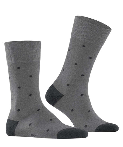 Falke Dot Grey Socks