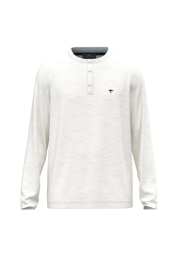 Fynch Hatton Heavy Long Sleeve Henley T-Shirt