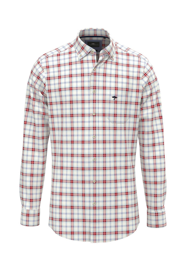 Fynch Hatton Twill Large Check Shirt