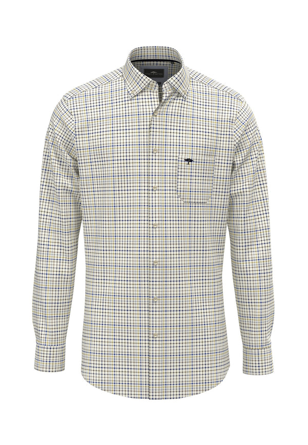 Fynch Hatton Oxford Combi Check Shirt