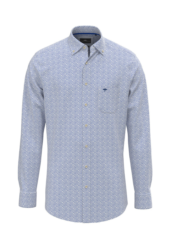 Fynch Hatton Flower Print Mix Shirt