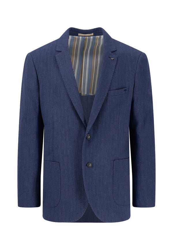Fynch Hatton Linen Herringbone Blazer