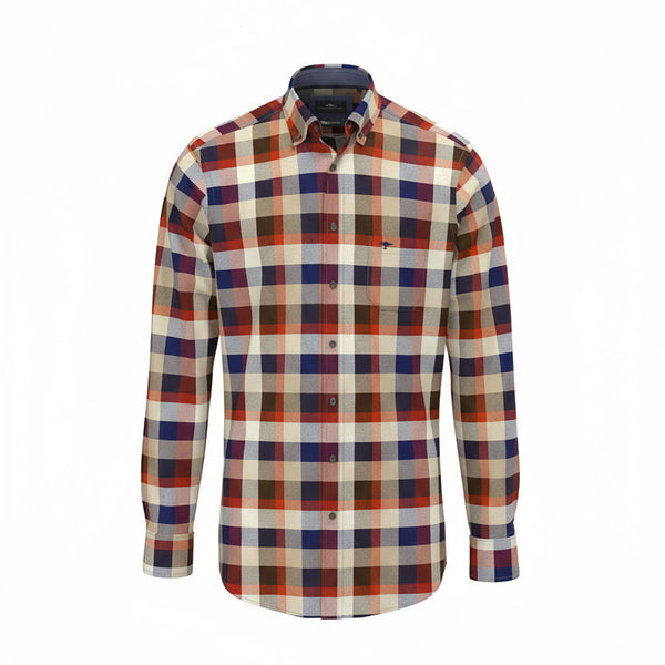 Fynch Hatton Men’s Square Flannel Check Shirt
