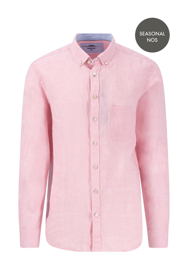 Fynch Hatton Premium Linen Long Sleeve Shirt