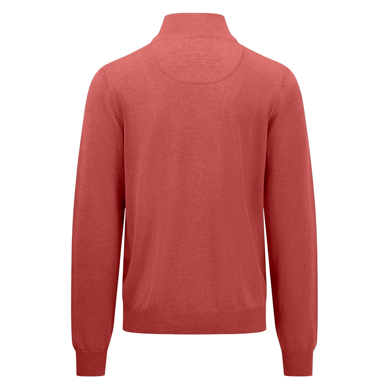 Fynch-Hatton Men's 1/4 Zip Troyer Sweater Orient Red