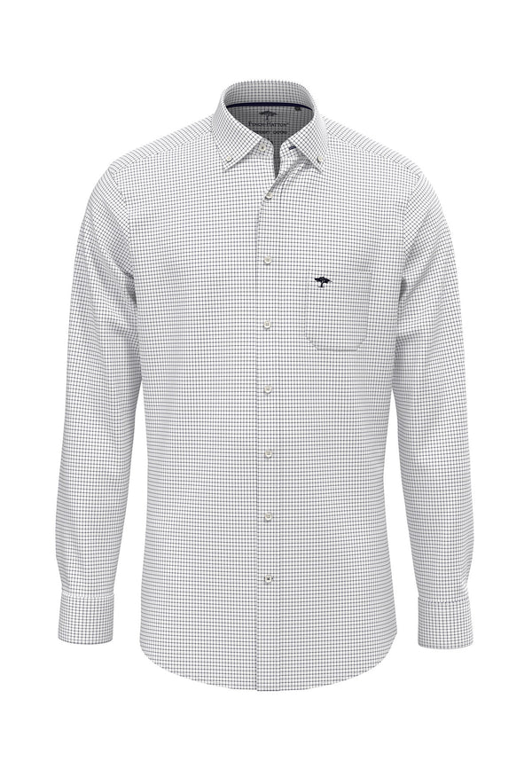 Fynch Hatton All Season Super Soft Oxford Check Shirt