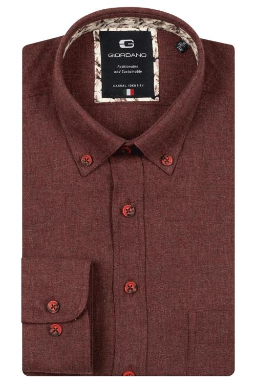 Giordano Plain Brushed Cotton Shirt