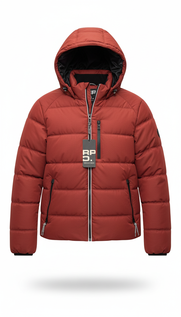 Redpoint Men's Hooded Quilted Puffer Jacket