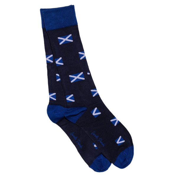 Swole Panda Scottish Flag Bamboo Socks