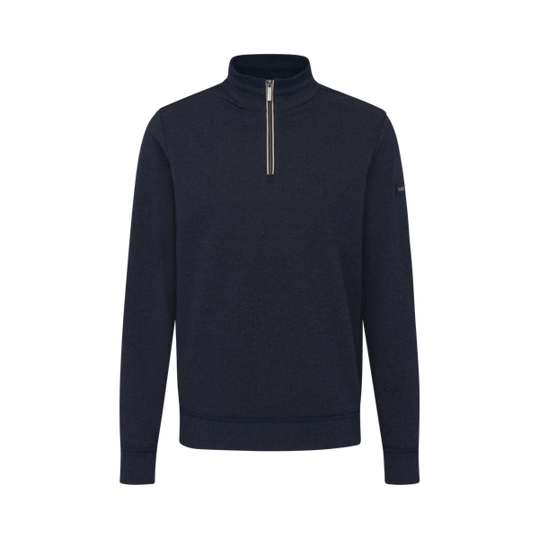 Bugatti Sweat Sweater Sporty Style with Everyday Comfort in Marine