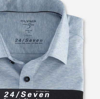 24/Seven Short Sleeve Shirt Blue Marl