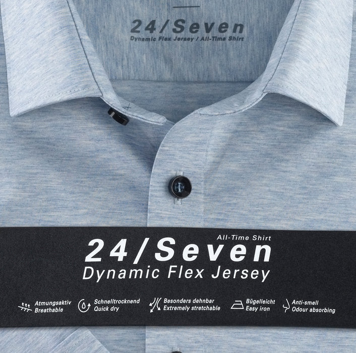 24/Seven Short Sleeve Shirt Blue Marl