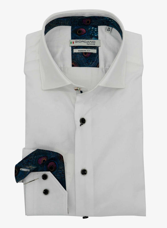 giordano white shirt mens long sleve shirts for men twill